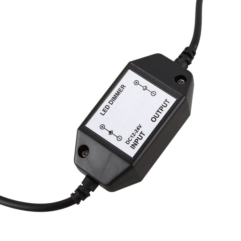 12V / 24V 6A LED Dimmer Controller Adjust brightness for easy Color Clear