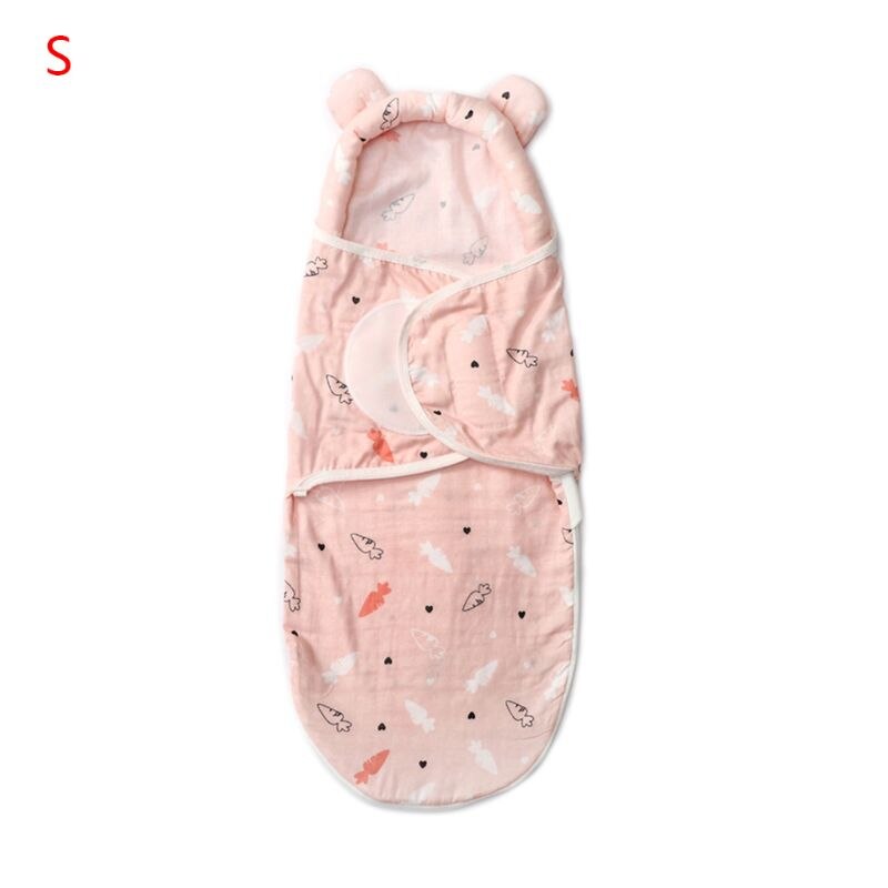 Bébé coton lange d'emmaillotage doux couverture de couchage -né respirant réglable sac de nuit pour garçons filles: S4