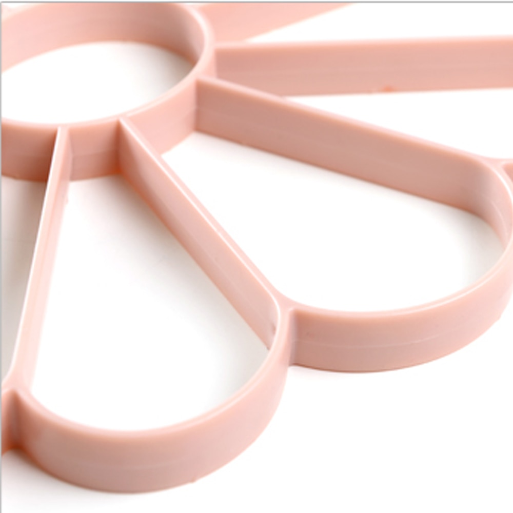 Storage Rack Petal Form Belt Practical Plastic Necktie Rack Convenient Clothing Scarf Rack Towel Hanger Bedroom Multi-Function