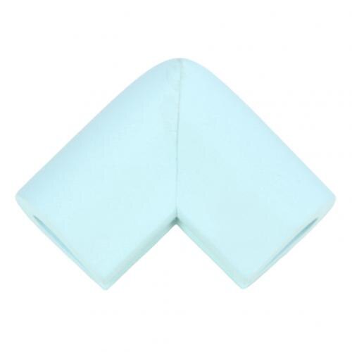 4Pcs Soft Table Desk Corner Protector V Shape Anti Collision Safety Edge Corner Guards Baby Kids Table Desk Protector Cover: Light Blue