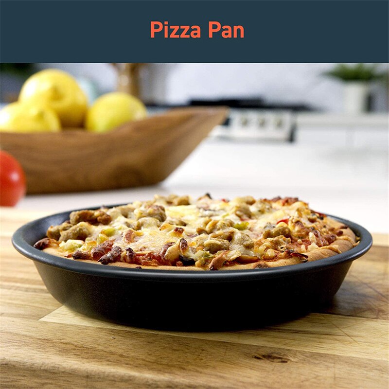 2-Piece Air Fryer Accessory Set - Cake Barrel And Pizza Pan For Gourmia Cosori Phillips