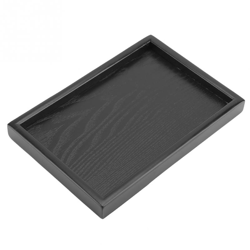 Thee Lade Rechthoek Massief Hout Thee Koffie Snack Voedsel Maaltijden Dienblad Plaat Restaurant Trays Chinese Thee Dienblad set