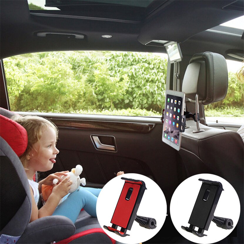 Car Tablet Phone Holder Stand Seat Ajustable iPad Stand Car Phone Holder For Headrest 360 Rotation Mobile Phone Mount Holder