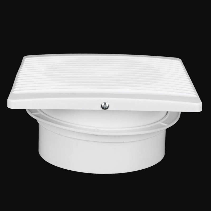 Ventilateur mural à 7 pales avec clapet anti-retour, 220V, pour cuisine et salle de bain