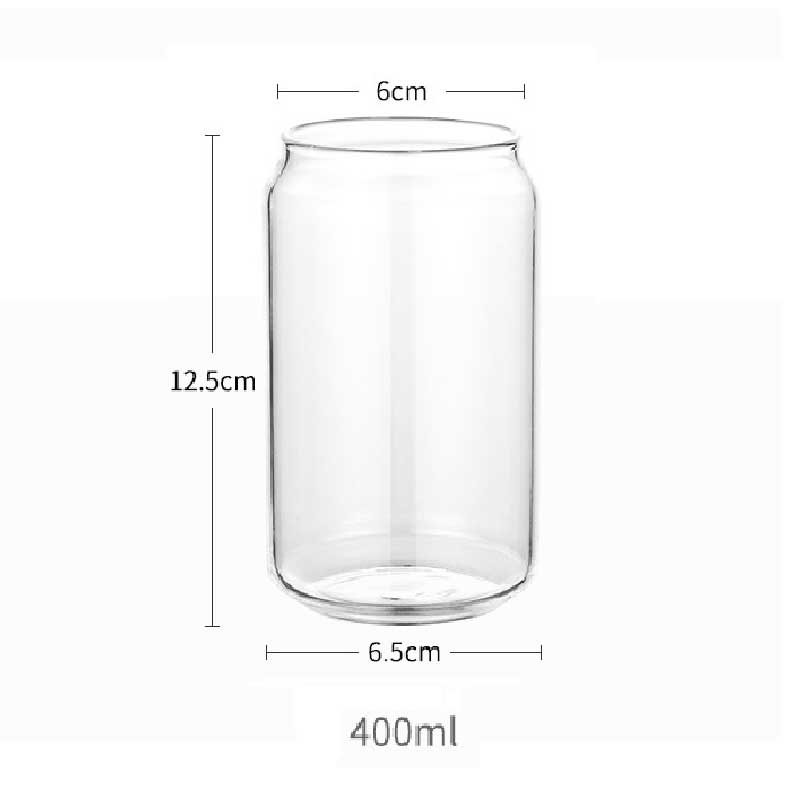 2Pcs Animal Pattern Glass Cup Transparent Cola Milk Juice Glass Home Office Coffee Mug Flower Teacup Drinking Glasses