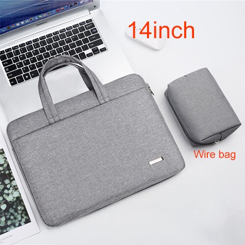 Torba na laptopa kobiety teczki mężczyźni torebki Notebook futerał do przenoszenia dla 11 13 14 15.6 cal komputer torba: 14with