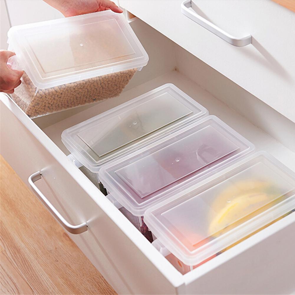 Storage Box Portable Refrigerator Fridge Sealed Food Fruits Storage Box Organizer Container Food Container Plastic Keep Fresh