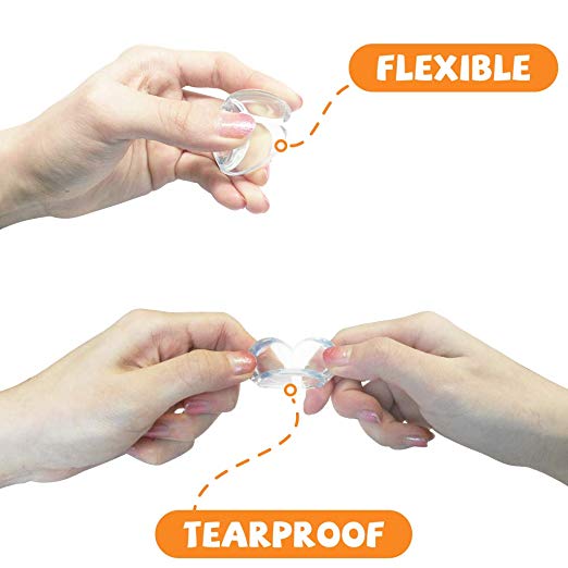 12 piezas de protección de la esquina de la Mesa de la cubierta protectora del silicón de la seguridad del bebé del niño