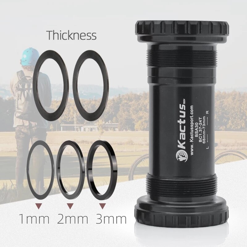 KACTUS BSA30 Central Movement Ceramic Bearing Bike Bottom Bracket Fit for SRAM Rival 22 \ Force22\ S900 etc Bicycle Cranksets