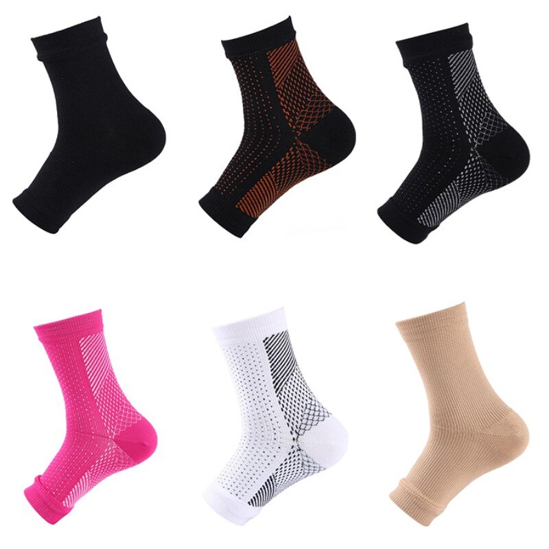 Voet Compressie Sok Anti Vermoeidheid Voet Mouw Enkel Ondersteuning Outdoor Sport Running Fietsen Basketbal Sokken Enkelbrace