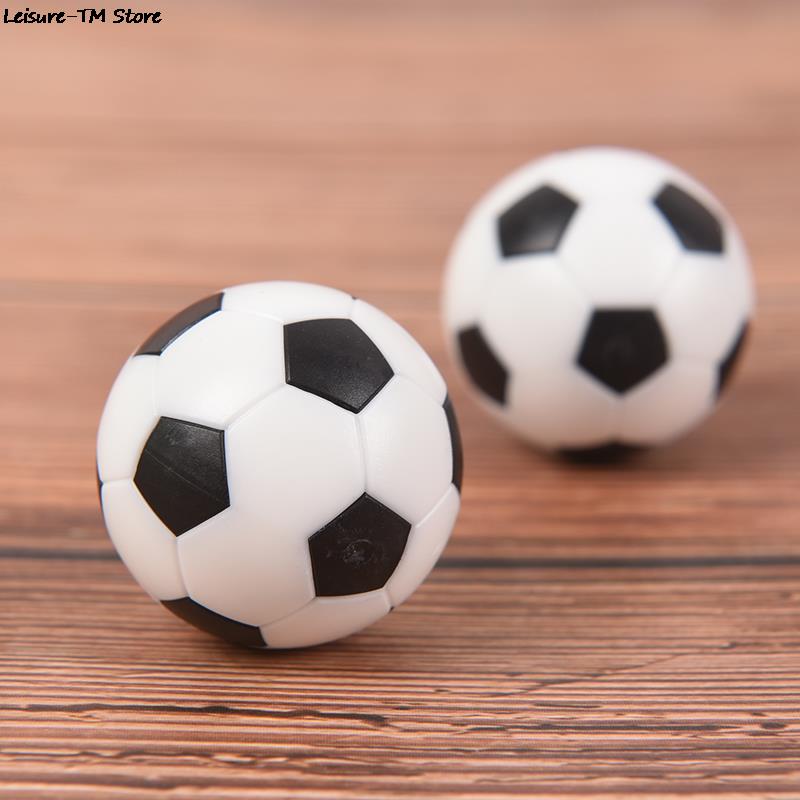 2Pcs Black And White Foosball Table Soccer Plastic Table Ball Baby Foot Fussball Spotrs