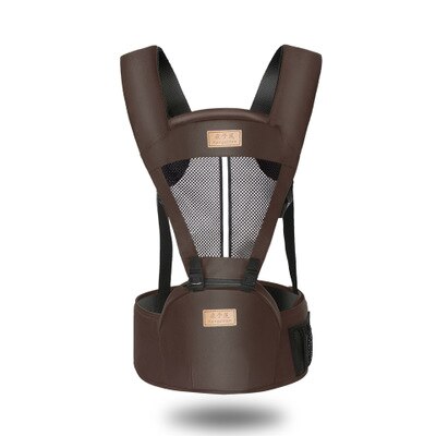 Portador de bebé ergonómico taburete de cintura para bebé recién nacido andador portabebés seguro cinturón de viaje infantil 9A: brown