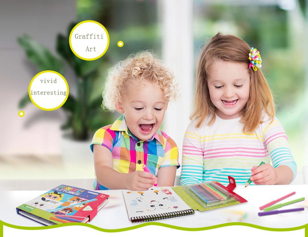 Kinderen Speelgoed Onderwijs Arts Verlichting Ontwikkelen Tekening Boek Kleurboek Schilderen voor Kinderen Onderwijs Tekening Speelgoed