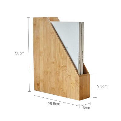 Bamboo File Rack Japan Style Desk Organizer for Books/Magazines A4/A5 Paper Stand Holder Eco Natural Wood Storage Box: A4