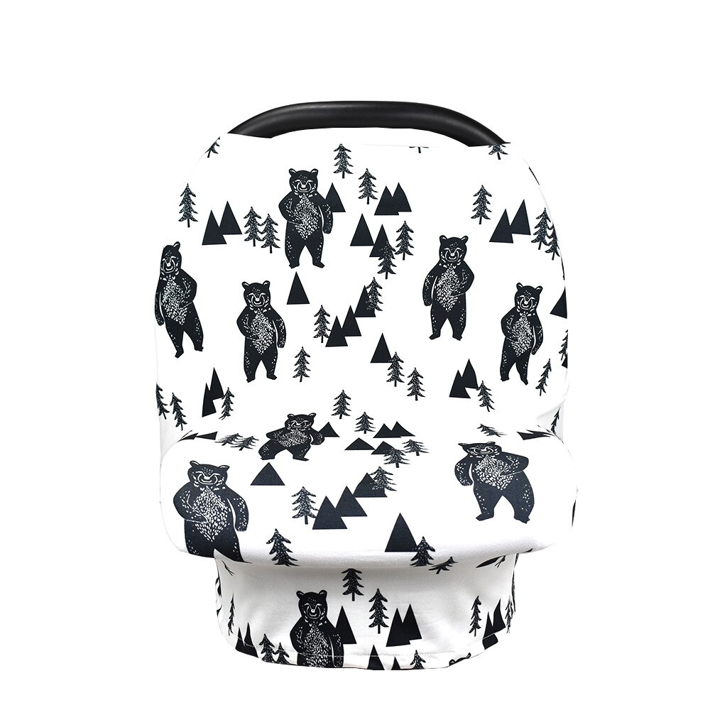 Nursing Cover Scarf Stripe Breastfeeding Cover Multi-Use Baby Stroller Cover Infant Car Seat Cover for Mum: 16