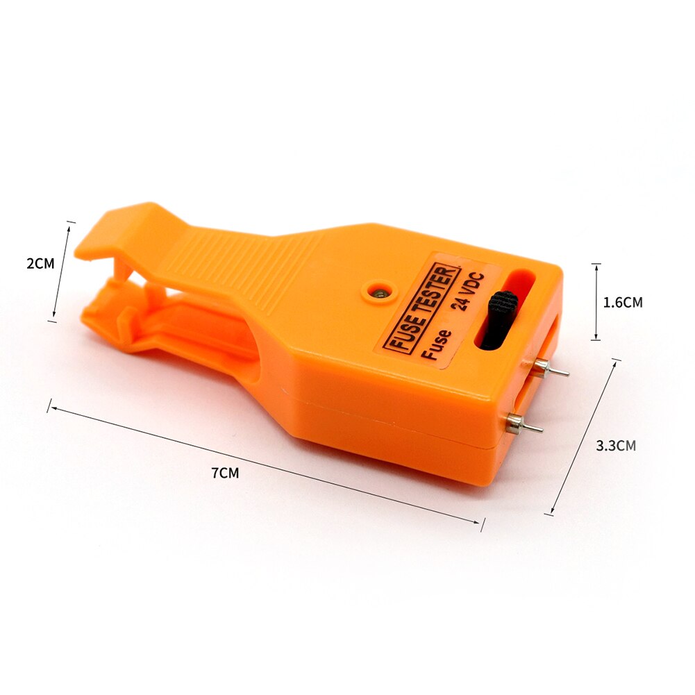 Vodool Automotive Blade Zekering Checker Tester Zekering Puller Removal Tool Met Indicatielampje Voor Maxi Ato/Atc Atm Verwijderen tool