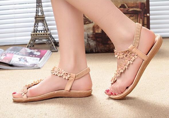 MHYONS Women Sandals Summer Shoes Women Flats Sandals Ladies Beach Shoes Female Shoes Woman Sandalie Flip Flops