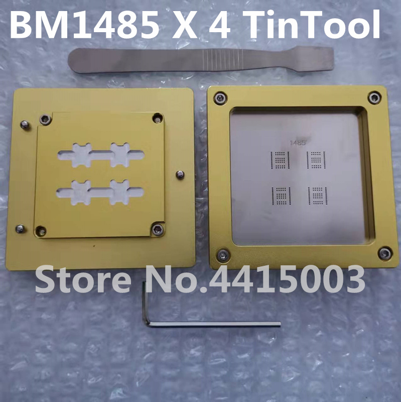 Plantilla oficial para Antminer S9 S11 S15 S17 S19 serie hashboard chip ASIC BM1387 BM1397 BM1485 herramienta de estaño para plantas: 1485x4 TinTool