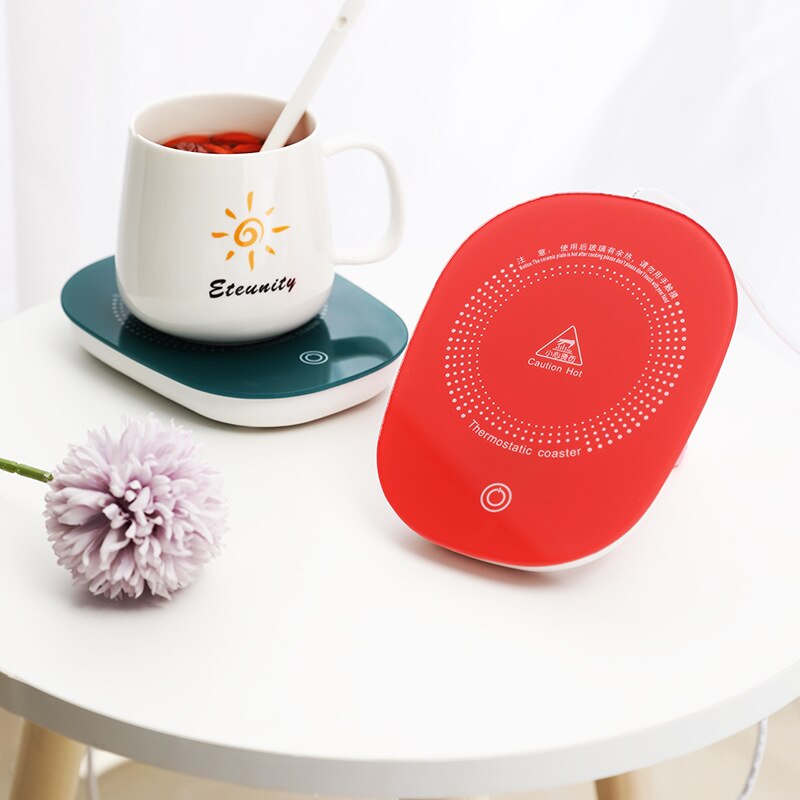 55 Degree Constant Temperature Cup Mat 16W USB Heating Cup Wad for Drink Insulation Coffee Tea Cocoa HUG-Deals