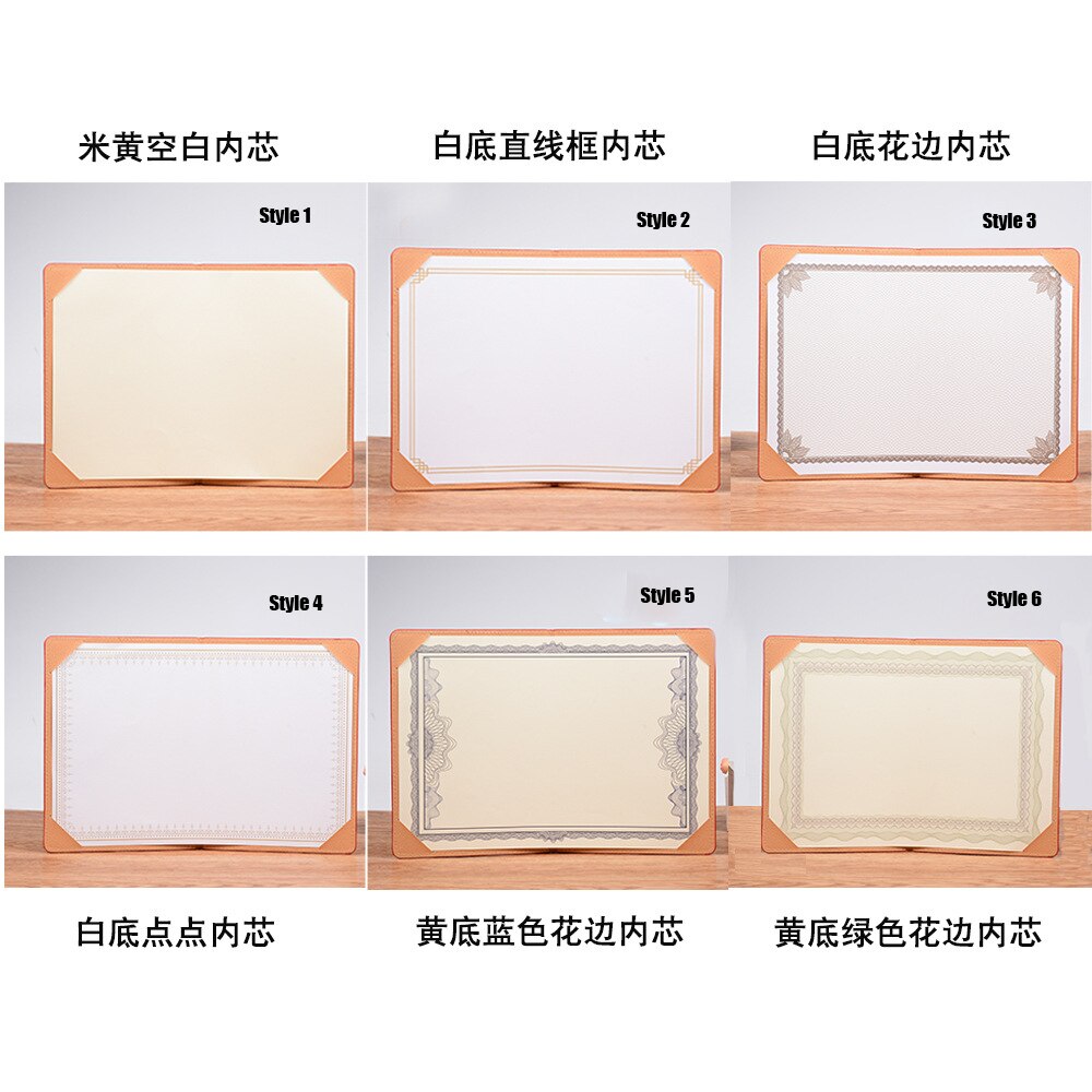 20 Sheets Per Bag A4 Thick Blank Printable Retro Paper Certificate Inside Page 140g certificate Core Innovative Style DIY