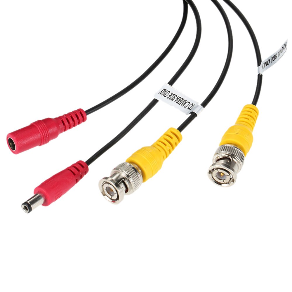 BNC Video Cable BNC + DC Connector Copper Core CCTV Accessries Analog Camera Cable For AHD Surveillance DVR System