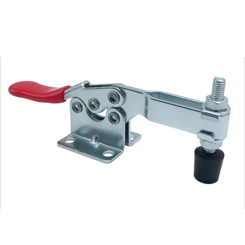 4Pcs Holding Capaciteit 220lbs(100Kg) Quick Release Verticale Type GH-201b Horizontale Toggle Clamp Hand Tool Set