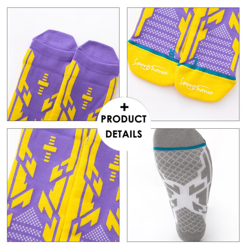 2pary mężczyźni bawełniane skarpety oddychające antypoślizgowe letnie profesjonalne bieganie kompresji maraton skarpety amortyzacja 2021 nowy