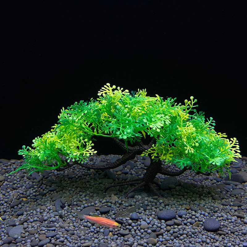 Aquarium Bonsai Boom, Plant, Aquarium Decoratie, Kunstmatige Plant, Bloem Decoratie, Beta Goudvis Decoratie, Zoetwater