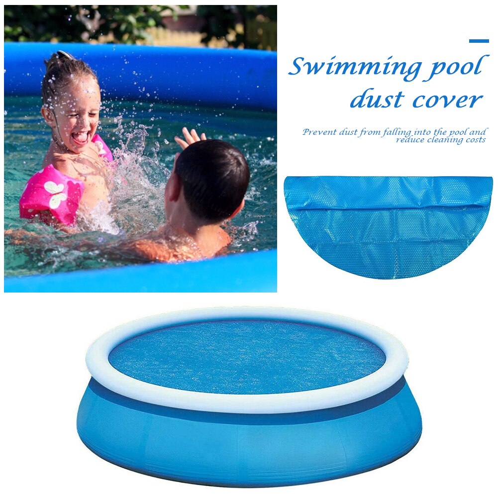 12ft Dia Ronde Solar Zwembad Cover Met Hart Patroon Voor Opblaasbaar Zwembad Mat Cover Outdoor Bubble Deken