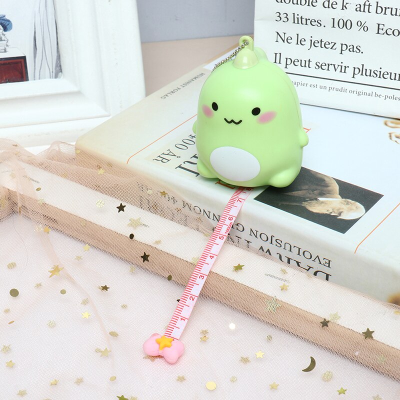 Portable Cartoon Retractable Ruler Centimeter/inch Tape Measure Mini Ruler