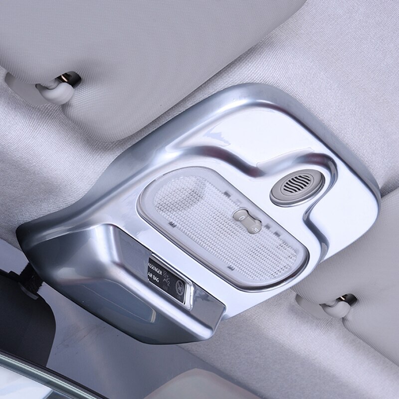 Auto Decoratie Styling Accessoires Voor Smart 453 Fortwo Koolstofvezel Auto Dak Leeslamp Lamp Sticker Cover