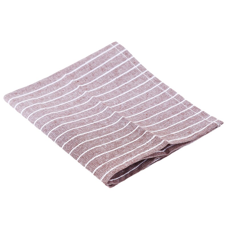 1 servilleta de algodón y lino mantel para aislamiento del calor mantel servilletas de rayas de tela Mesa manteles de fondo 40x31cm
