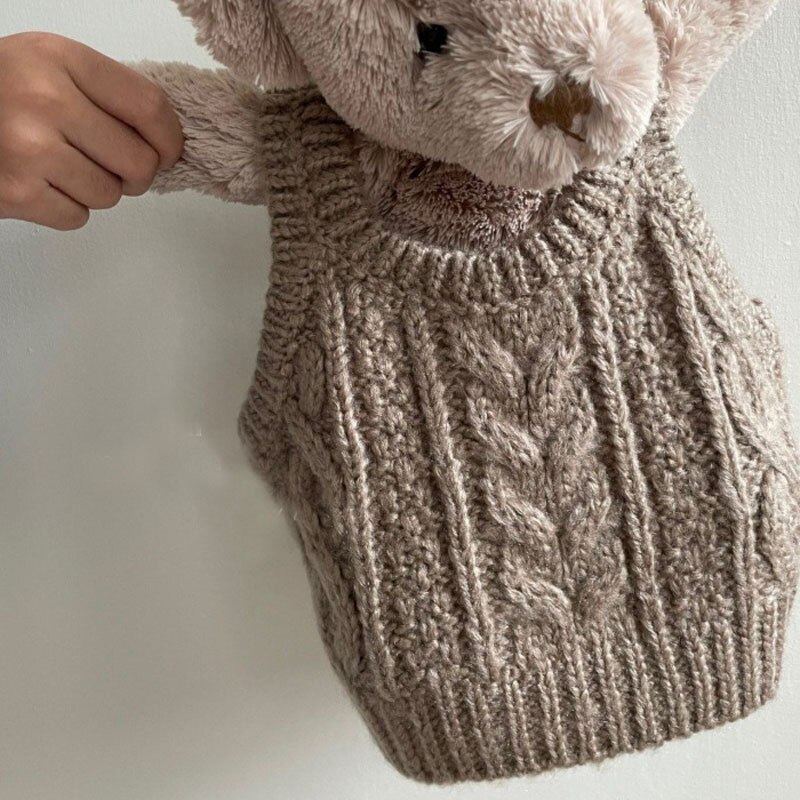 Gilet tricoté sans manches pour filles, chandails pour enfants, Tops tricotés de Style coréen, printemps automne 2022