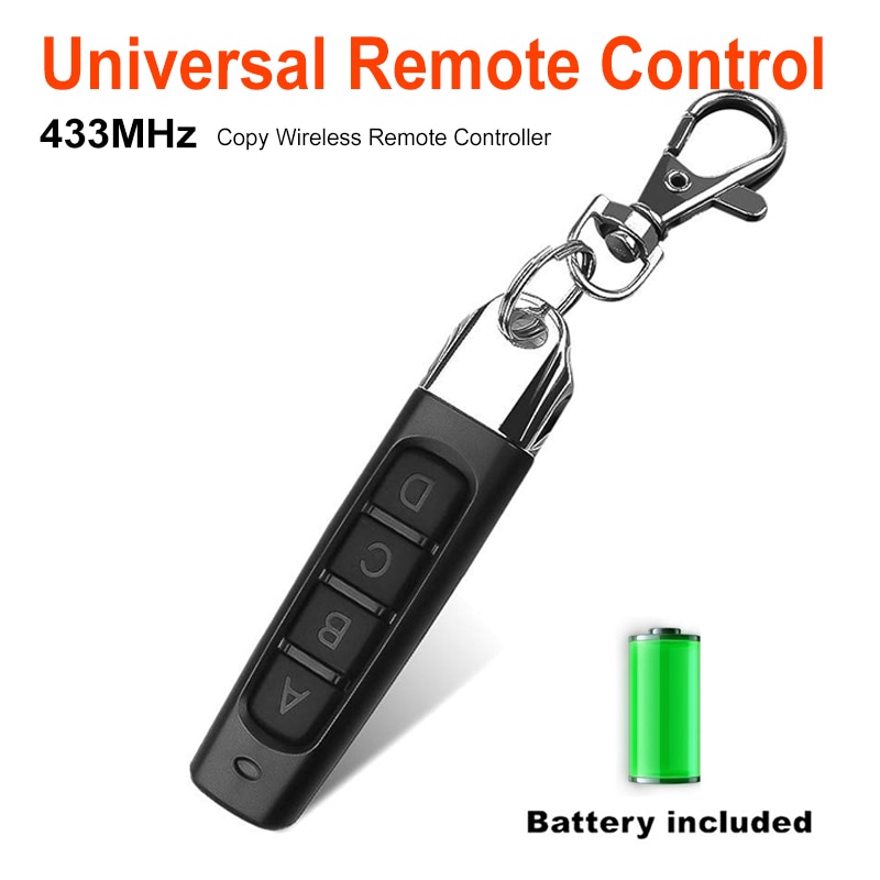 433 mhz kloon afstandsbediening elektrische kopie controller mini draadloze zender schakelaar 4 knoppen garagepoort deur sleutel