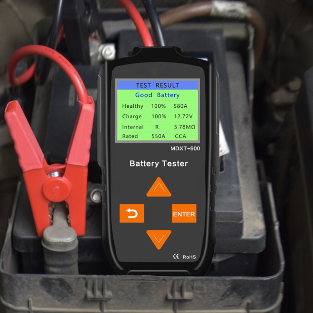 Automotive Car Battery Tester 12.0V 24V Battery System Analyzer Truck Motorcycle Battery Tester Digital Car System Analyzer