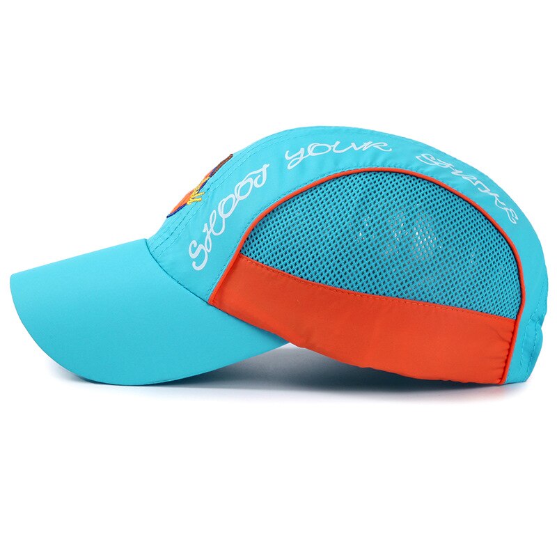 Zomer Snel Droog Kinderen Sport Baseball Netto Cap Cartoon Basketbal Printting Netto Cap Kids Student Camping Hoed Jongens Meisjes Zonnehoed