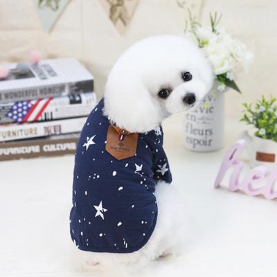 Camiseta cruzada chaleco clásico Pentagonal perro ropa Para mascotas Cachorro perros pequeños Roupas Para Cachorro: B / 4.25-6KG