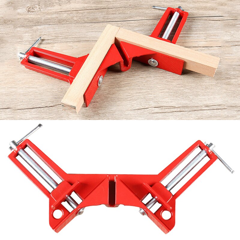 90 Degree Right Angle Clip Photo Frame Clip Pipe Fixing Bracket Pipe Fixing Clip 90 Degree Carpentry Right Angle Fixing Clip: 1 Pcs 3.8x7.3x7cm