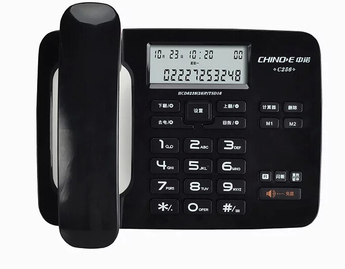 Business phone family fixed Telephone /hands free/backlight Caller ID call Hands-free Dial Back for Home Office Hotel