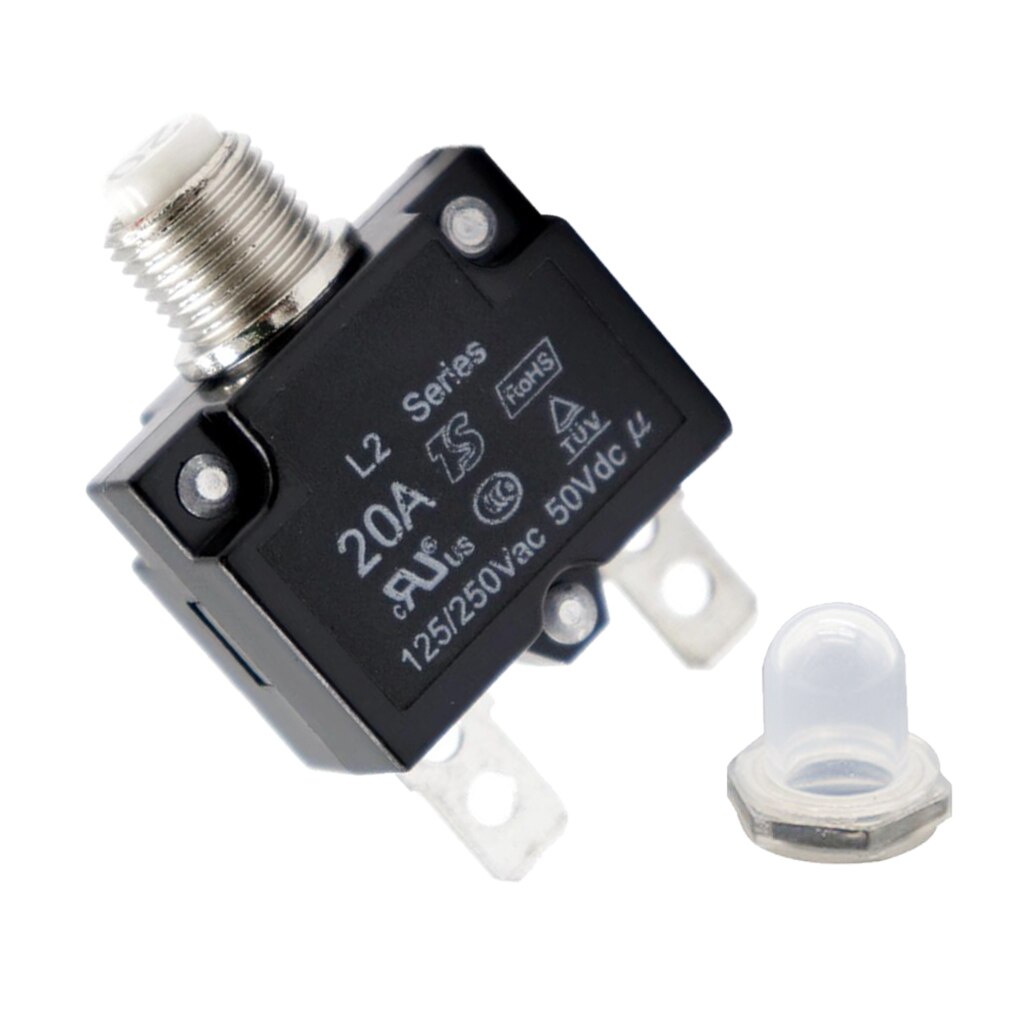 Manuaalinen nollaus ylikuormituskytkin 125/250 vac 50 vdc lämpökatkaisija 20 amp