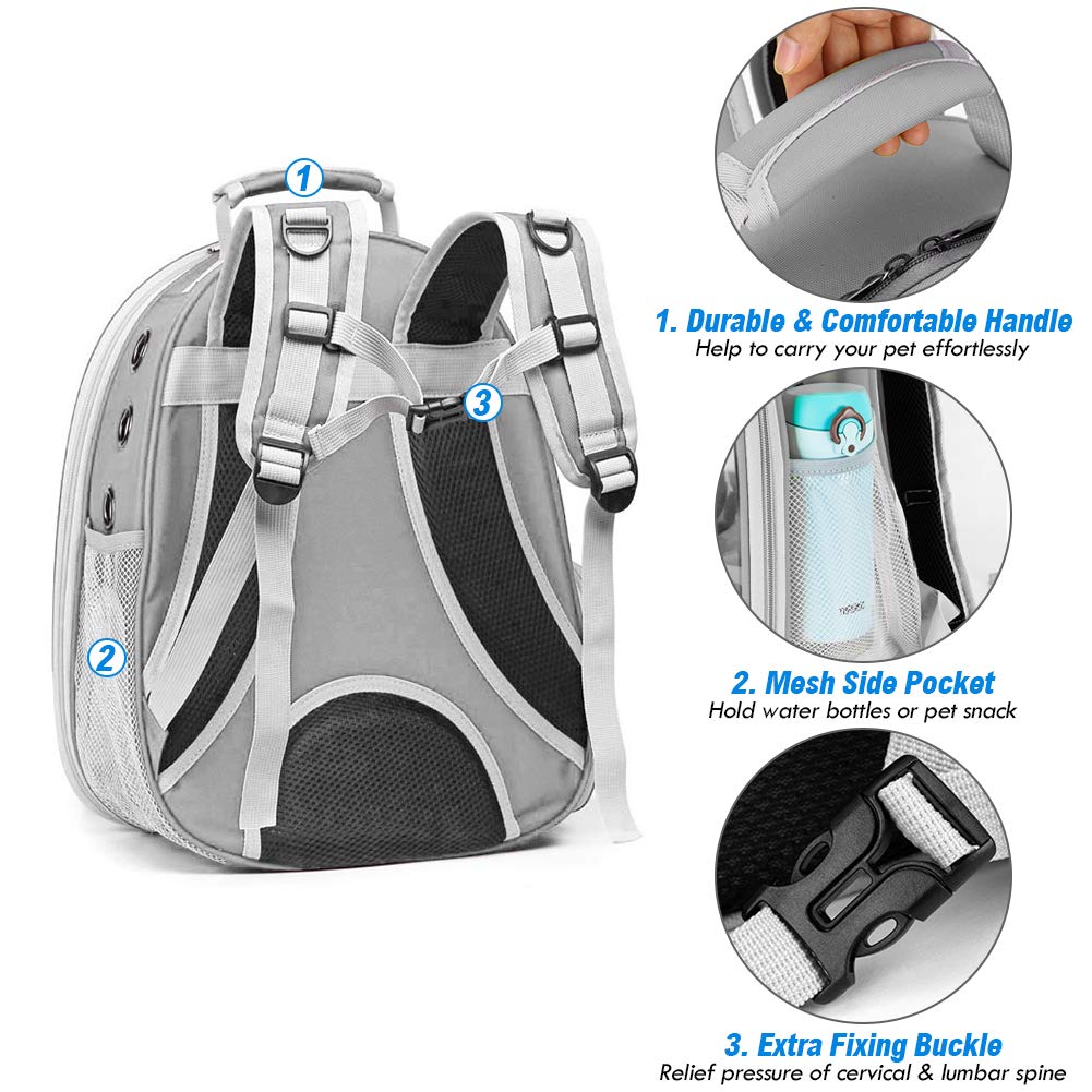 Ademend Kat Draagtassen Pet Carriers Kleine Hond Kat Rugzak Reizen Ruimte Capsule Kooi Huisdier Transport Bag Draagtas Voor Katten