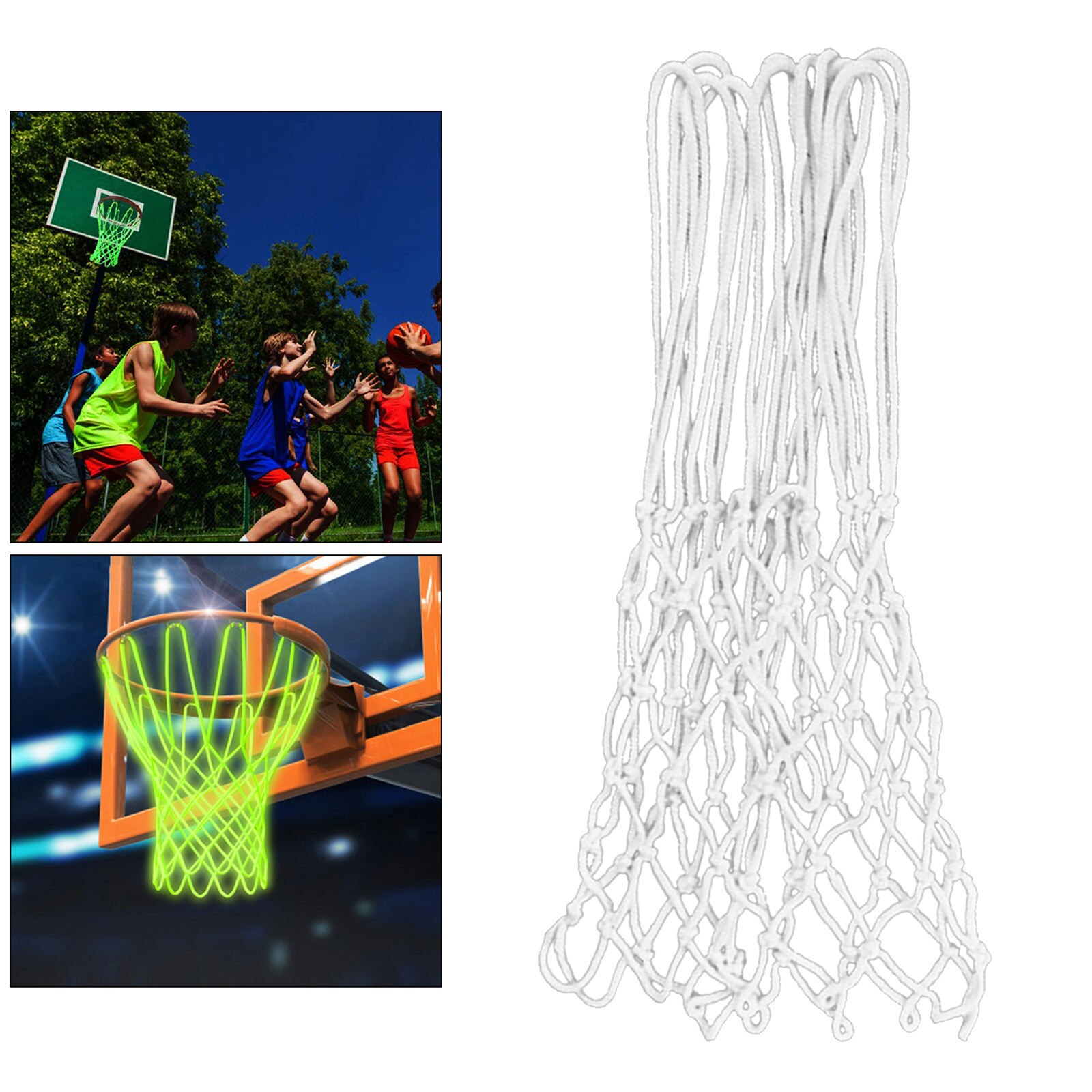 Basketball hoop net 20 & #39 ;& #39 ; 50cm standard outdoor indoor 12- loop mesh target