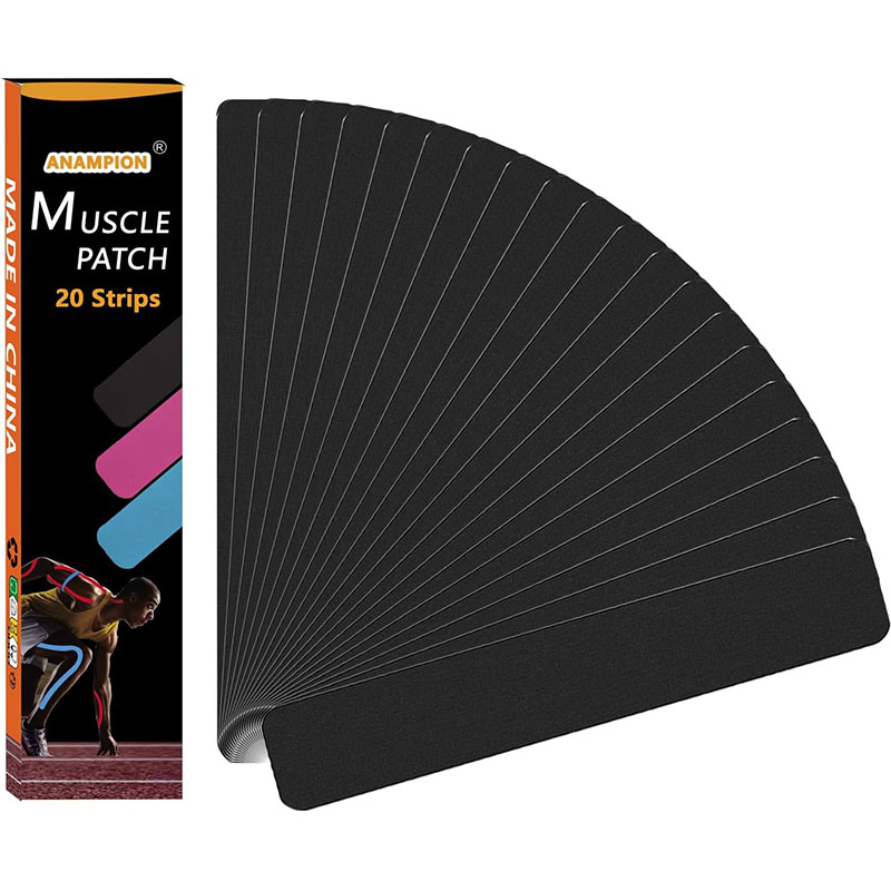 20 stks Kinesiologie Tape Voorgesneden Mix Set Elastische Atletische Sport Tape Waterdicht Ademend Latex Gratis Tape voor Enkel Polsen Knieën: Goud