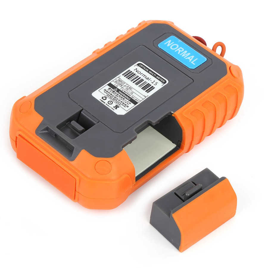 Optical Power Meter Mini Fiber Light Attenuation Tester Red-Light All-in-One Wavelength Memory Light Source Meter