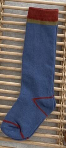 Stora barn tubstrumpor barn koreanska leopard tubstrumpor mycket pojkar flickor tubstrumpor vuxen stickade bomull långa tubstrumpor: Blå / Mer än 6t