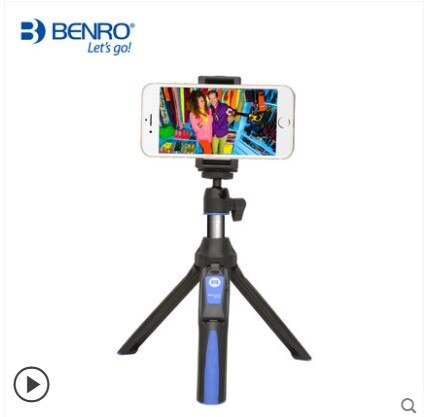 Benro MK10 Handheld Erweiterbar Mini Stativ Selfie Stock mit Fernbedienung für & Neue: Blau