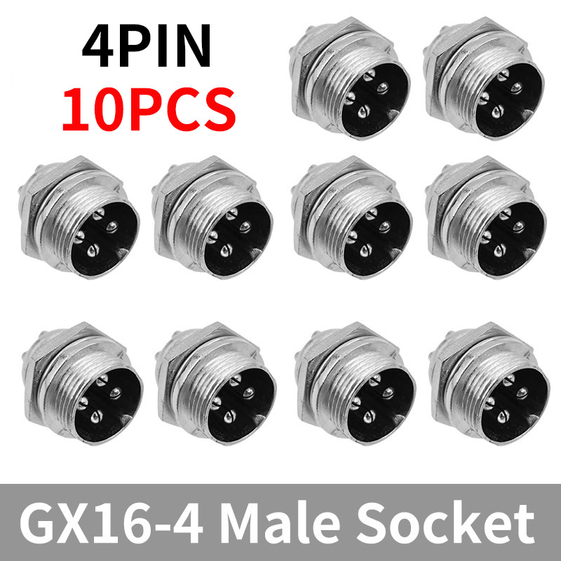 GX16*10PCS Cable Connector 5/8" 2Pin3pin4pin 5pin6pin7pin8pin9pin10pin Male Plug Female Socket Connectors: Lavender