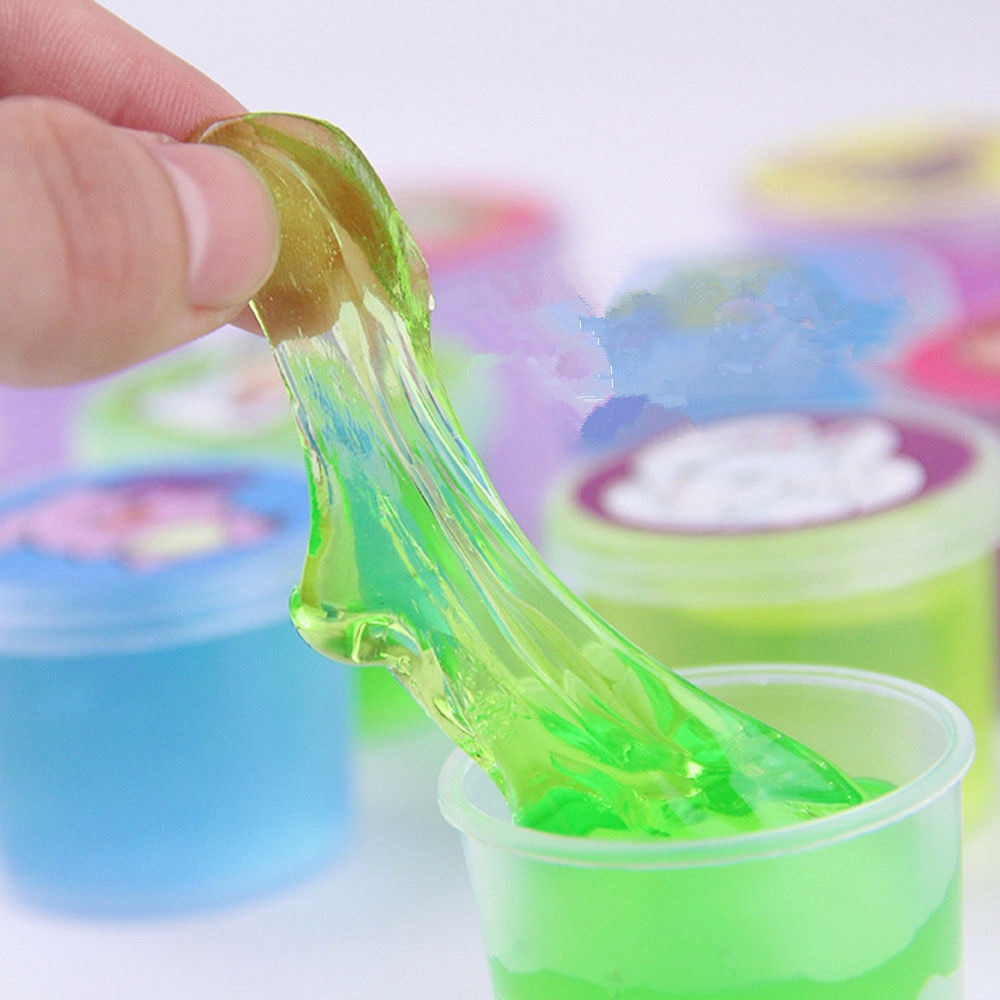 DIY Klar Schleim Kristall Schlamm Spielen Transparent Magie Plastilin Schlamm Schlamm zu Filtern Spielzeug Für Kinder Bunte Kleber Für Schlamm zu Filtern