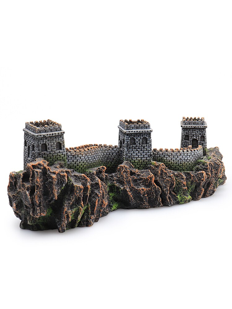 Aquarium Aquarium décor la grande mur ornement Reptile poisson cachette grotte décoration