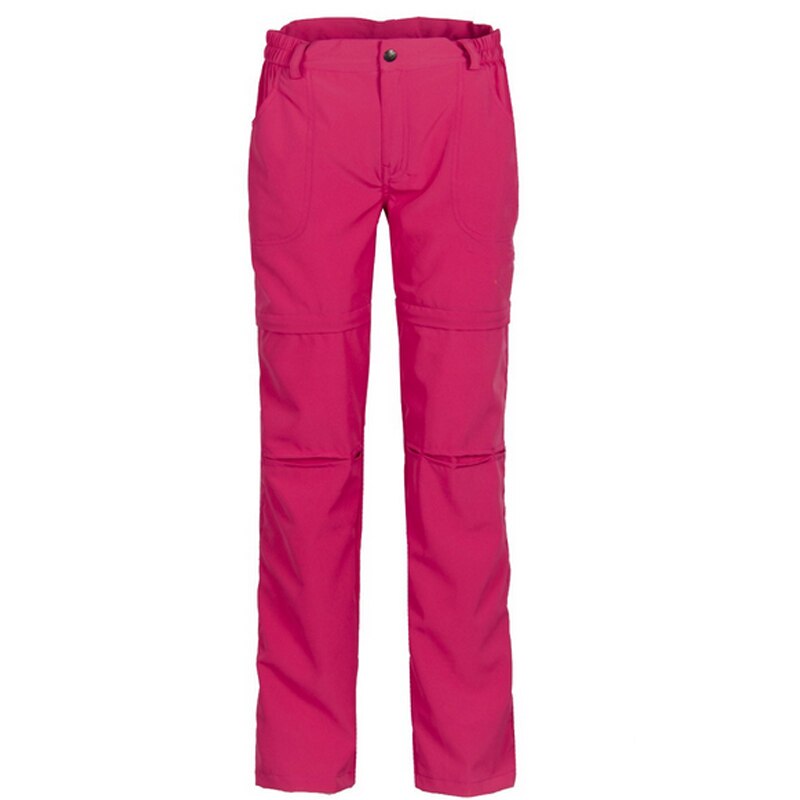 Facecozy dame vår sommer utendørs turbukser avtagbar sommer camping fiske shorts hurtigtørkende bukse dame: Rosenrød / L